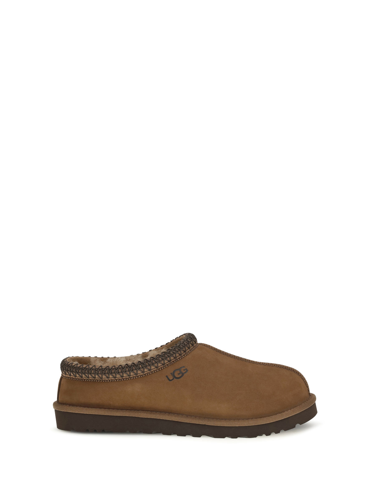 UGG Tasman II Nubuck Clogs - Dark Chestnut