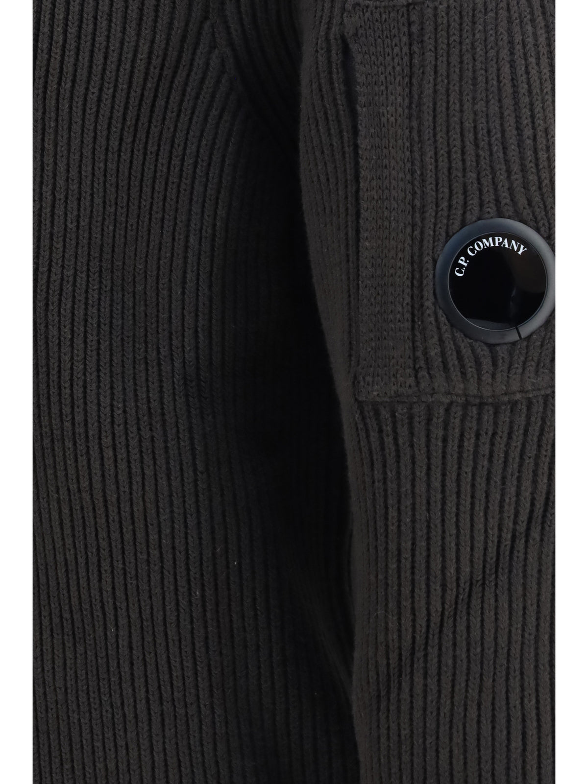 C.P. Company Full-rib cotton Sweater - Raven