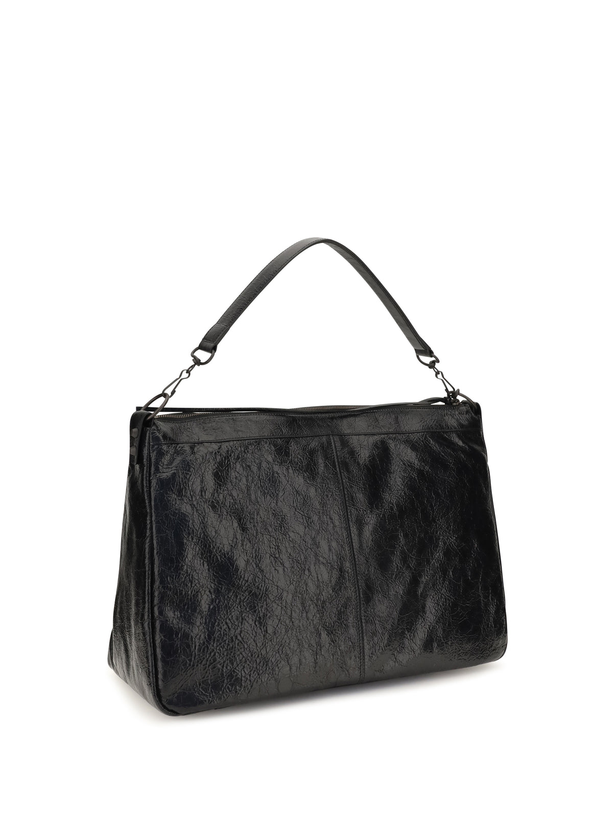 Balenciaga Le City Moto large Shoulder Bag - Black