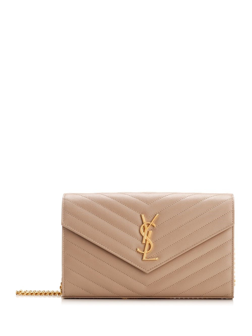 Saint Laurent "Cassandre" Shoulder Bag - Black