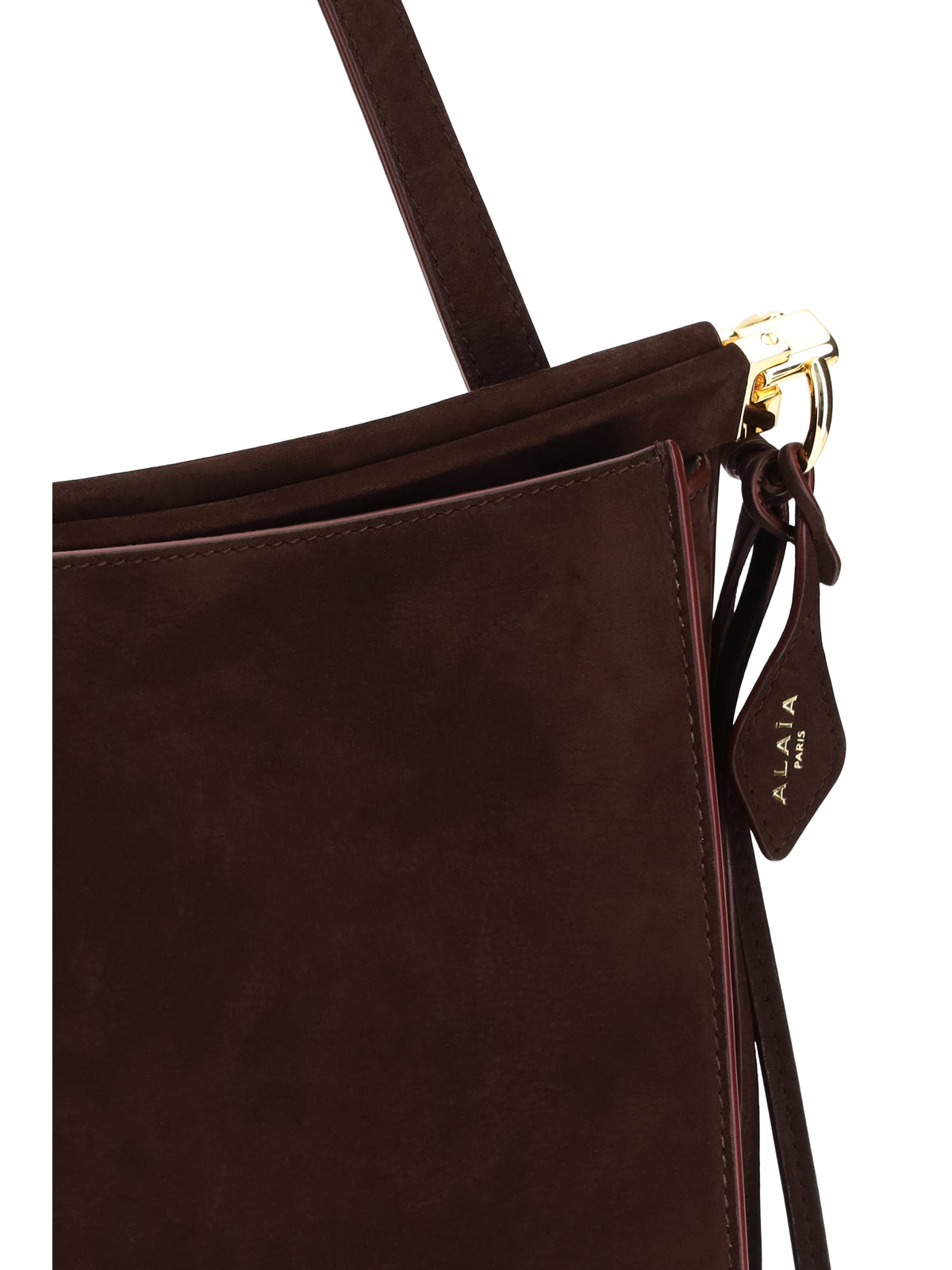 Alaïa Le Click Pocket Shoulder Bag - Burgundy