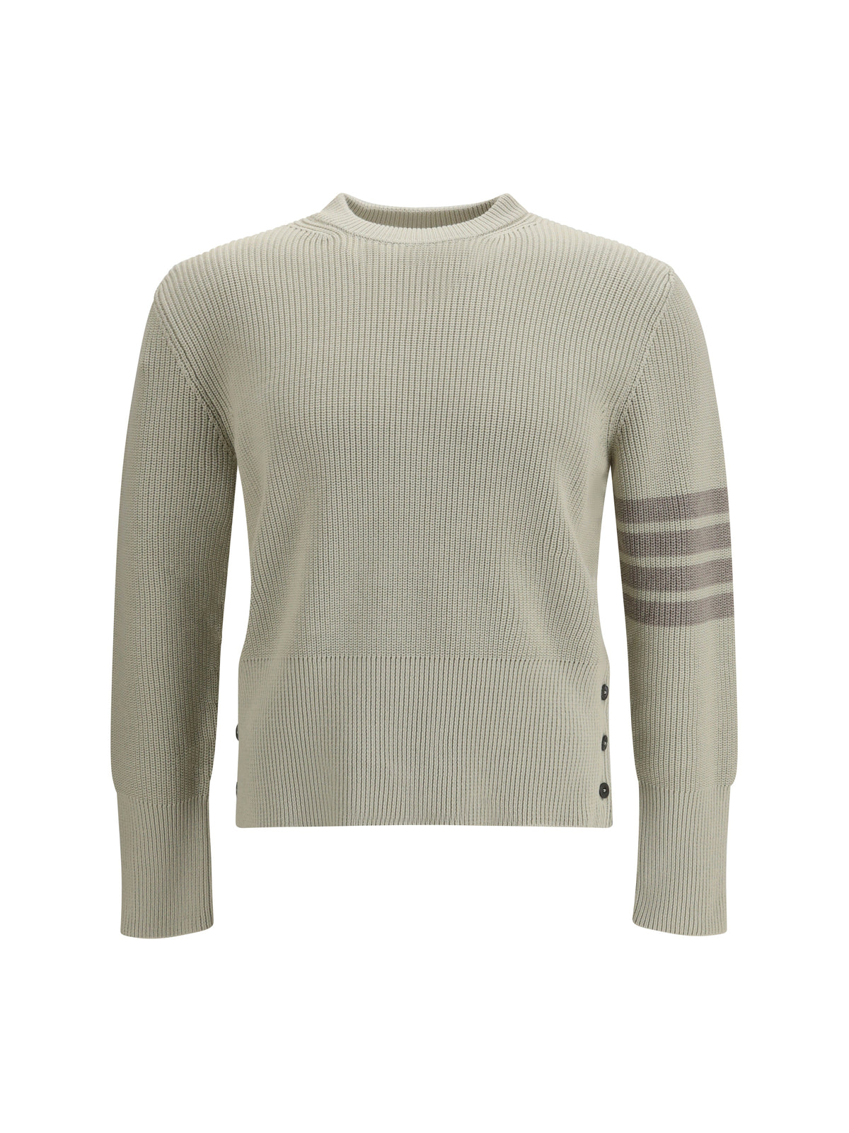 Thom Browne Cotton crewneck Sweater - Beige