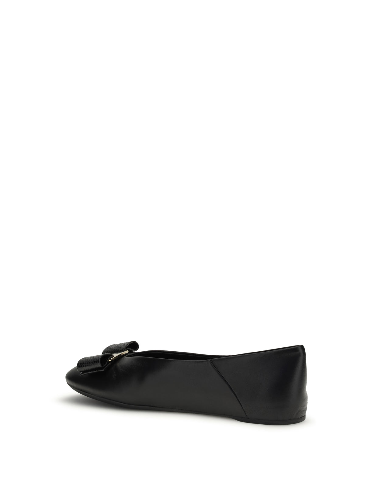 Ferragamo Vara Bow Ballerinas - Black