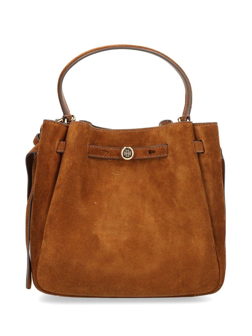 Tory Burch "Romy" Bucket Bag - Brown