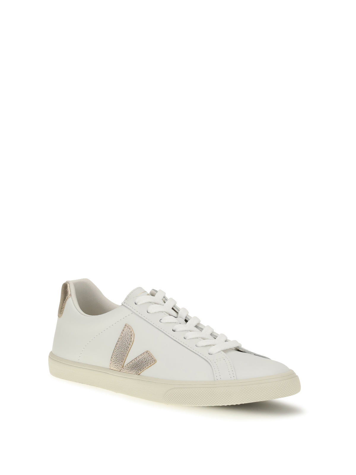 Veja Esplar logo leather Sneakers - Extra-White_Platine
