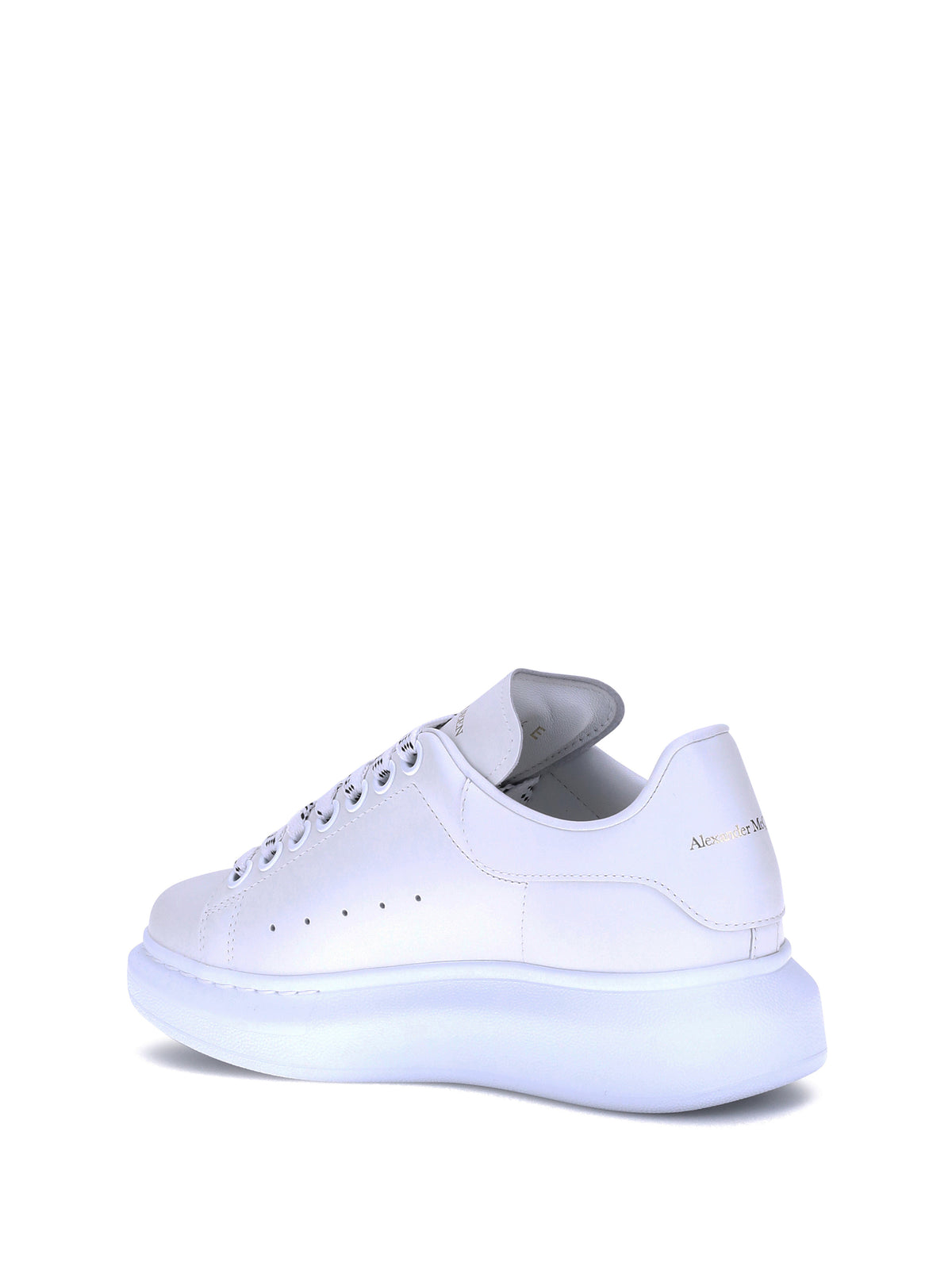 Alexander McQueen Leather Sneakers - White
