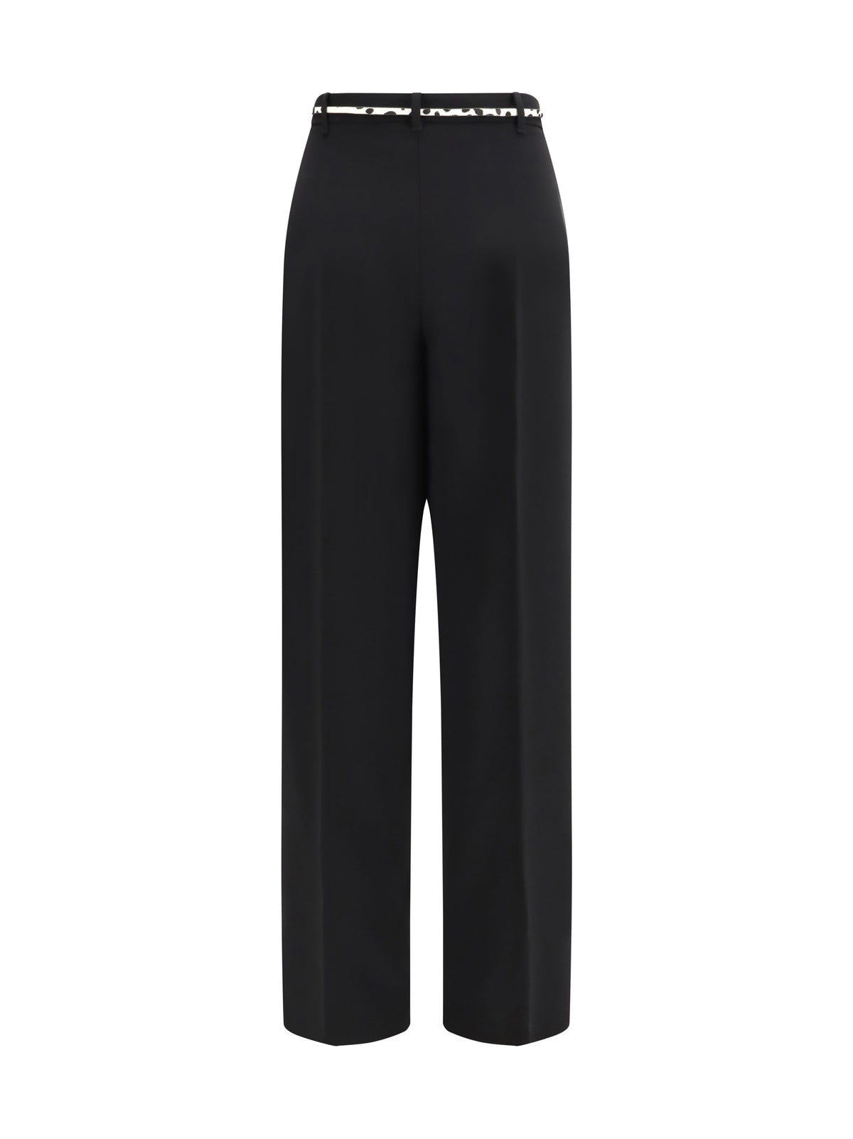 Max Mara Studio Elegant Pants with belt - Black