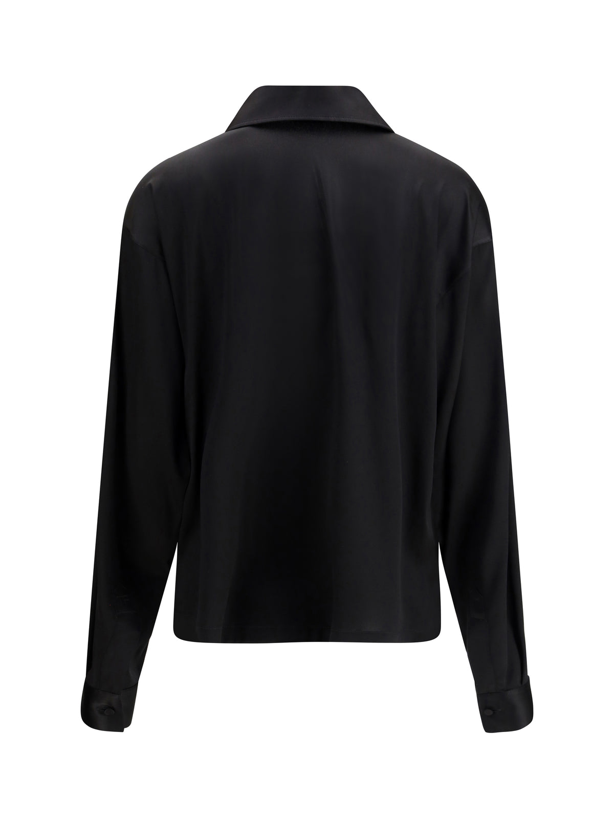Tom Ford Stretch Silk Shirt - Black