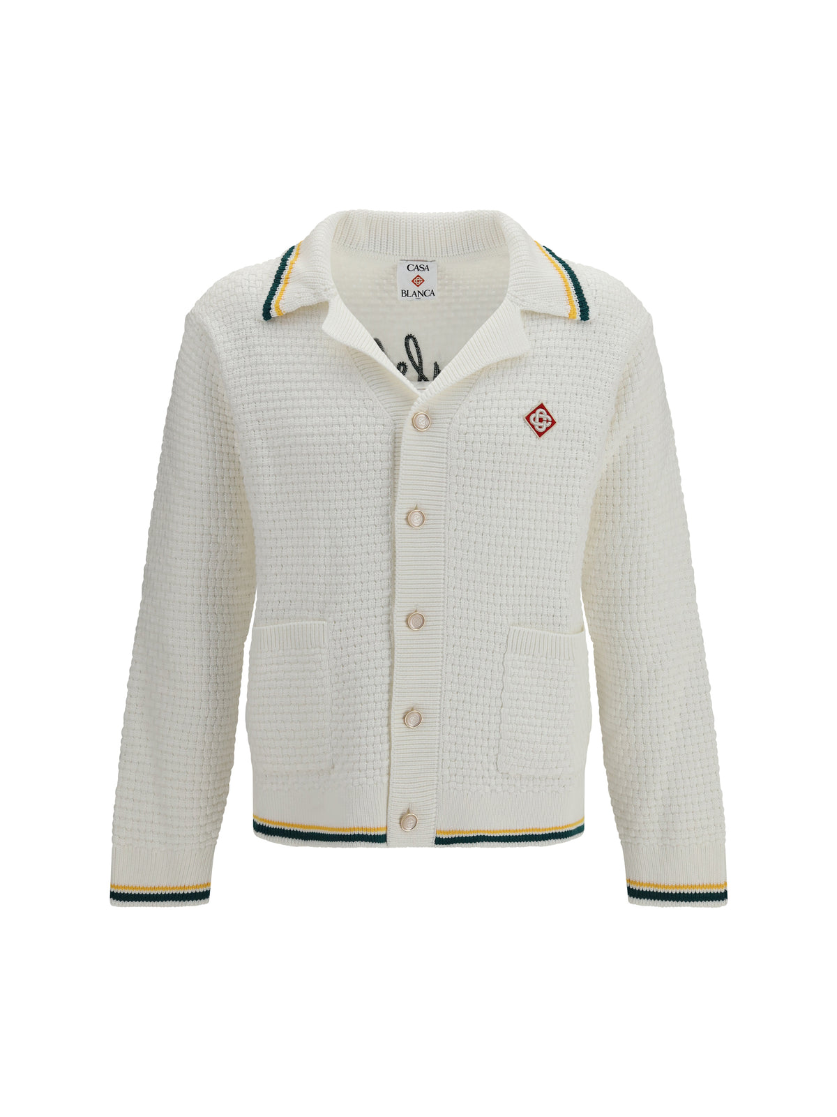 Casablanca Embroidered crochet Shirt - Pyramid Of Oranges