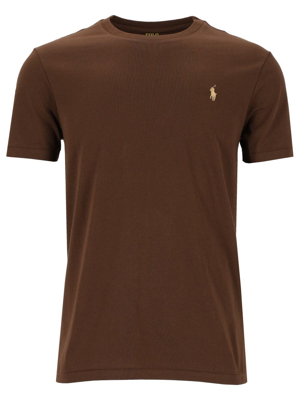 Polo Ralph Lauren Crew Neck T-Shirt - Brown