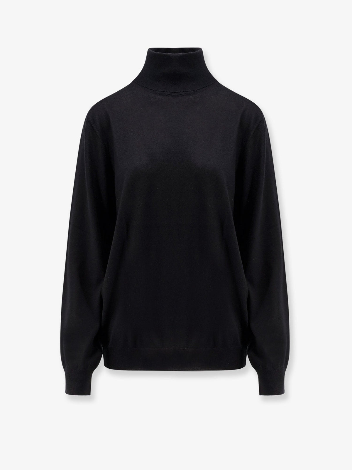 Brunello Cucinelli Cashmere and silk turtleneck - Nero Grigio Scuro