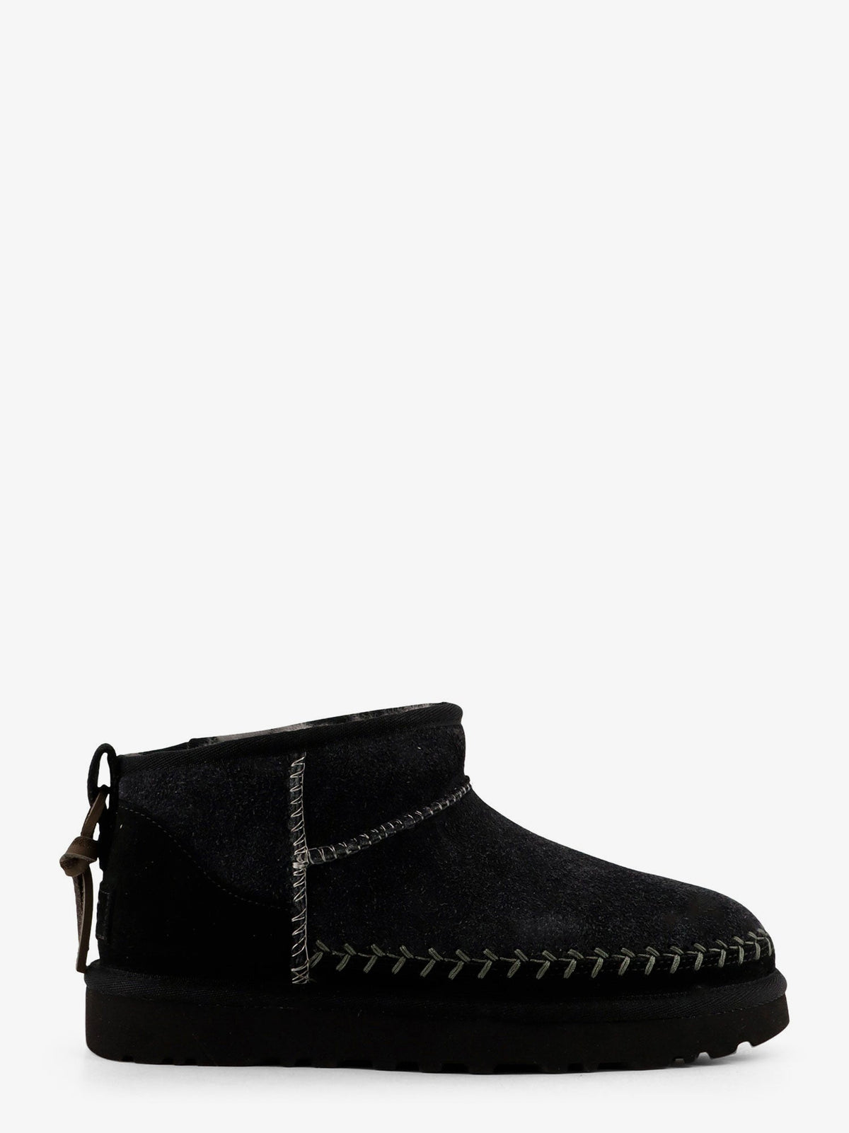 UGG W Classic Ultra Mini Biarritz suede ankle boots - Black