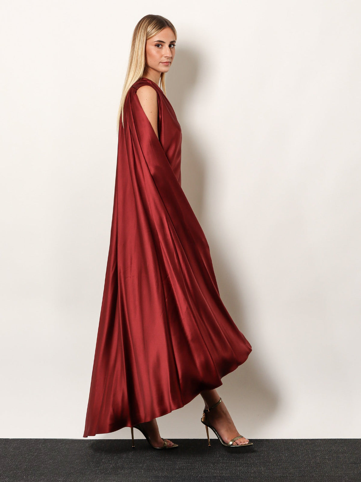 Max Mara Edolo silk dress - Lampone
