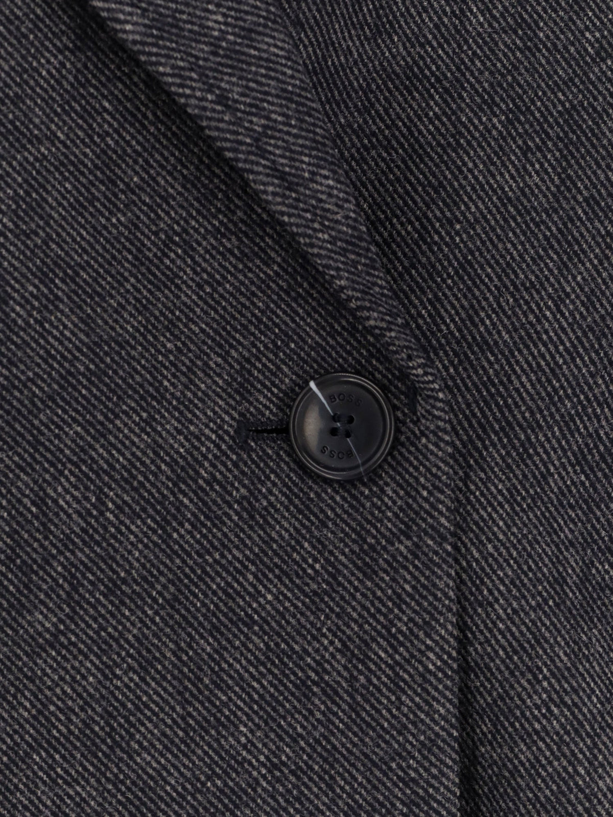 Boss Jafleni double-breasted wool blend blazer - Dark Blue