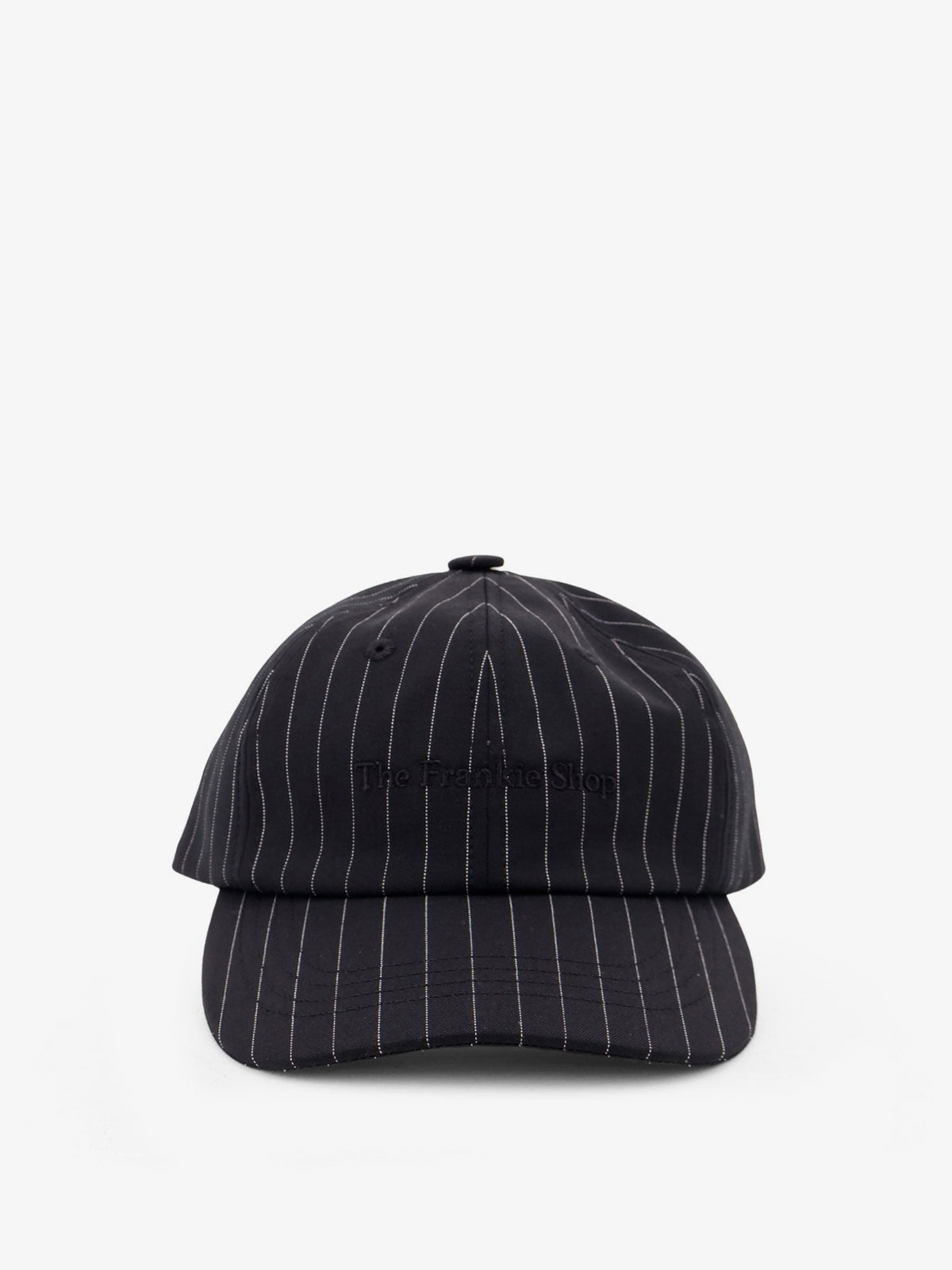The Frankie Shop Frankie Baseball Cap - Black/White Pinstripe