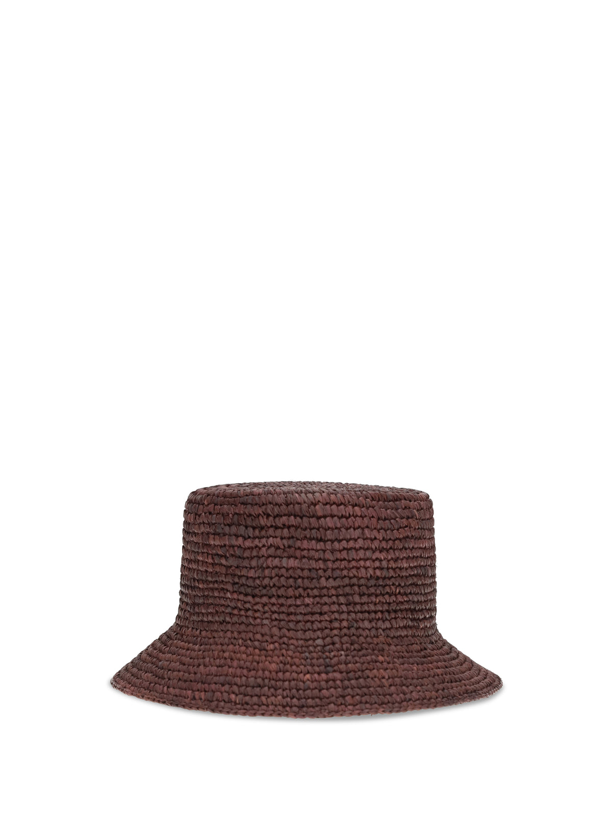 Vivienne Westwood Orb raffia Bucket Hat - Chocolate