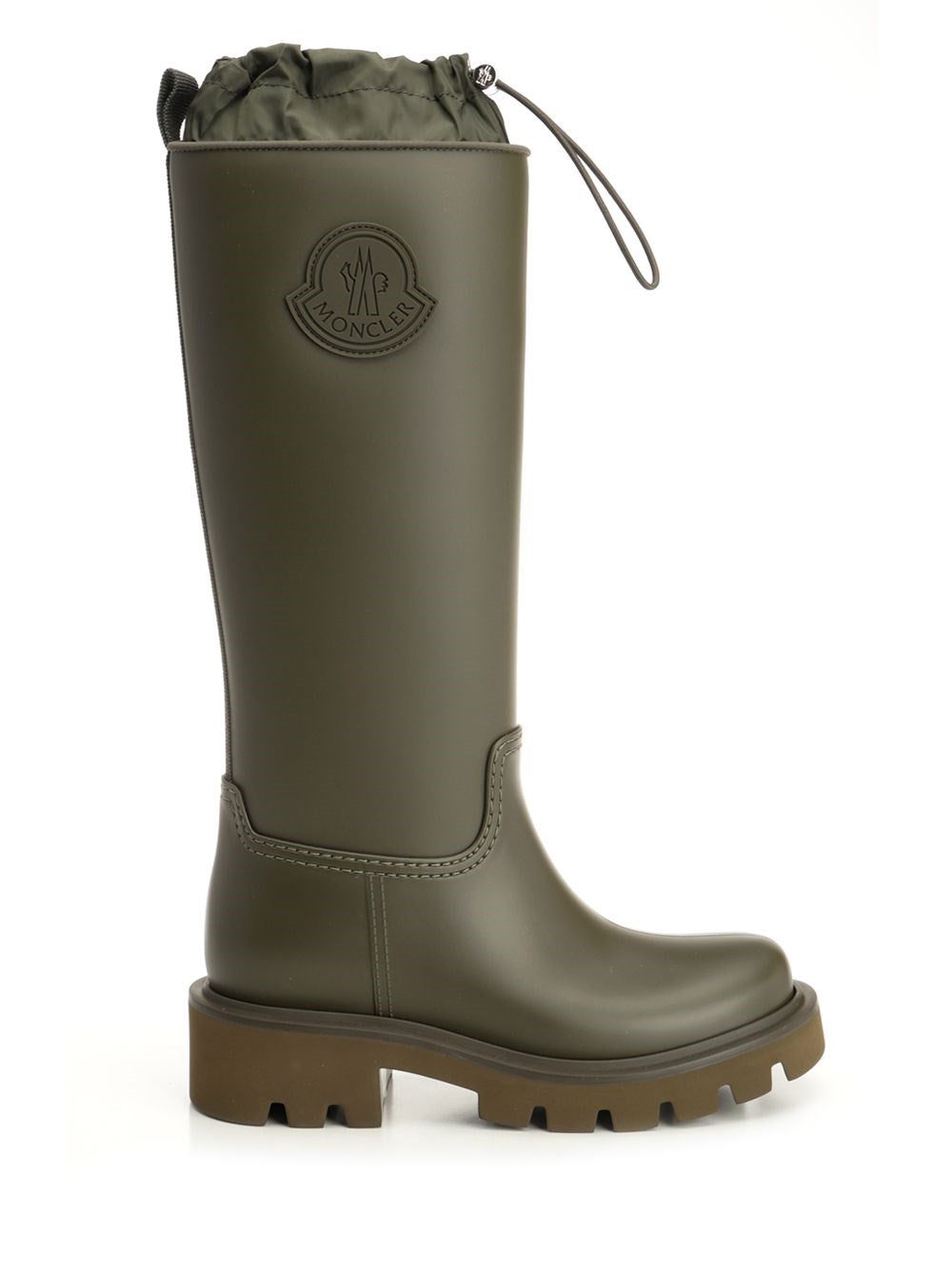Moncler Kickstream High Rain Boots - Green