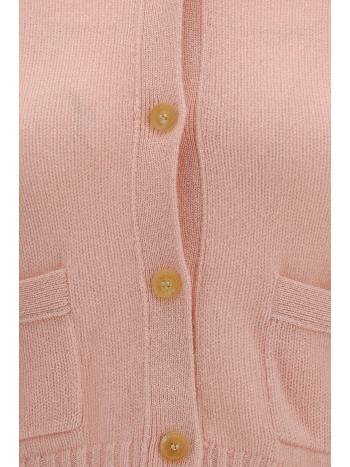 Acne Studios Cashmere V-neck Cardigan - Light Rose Pink