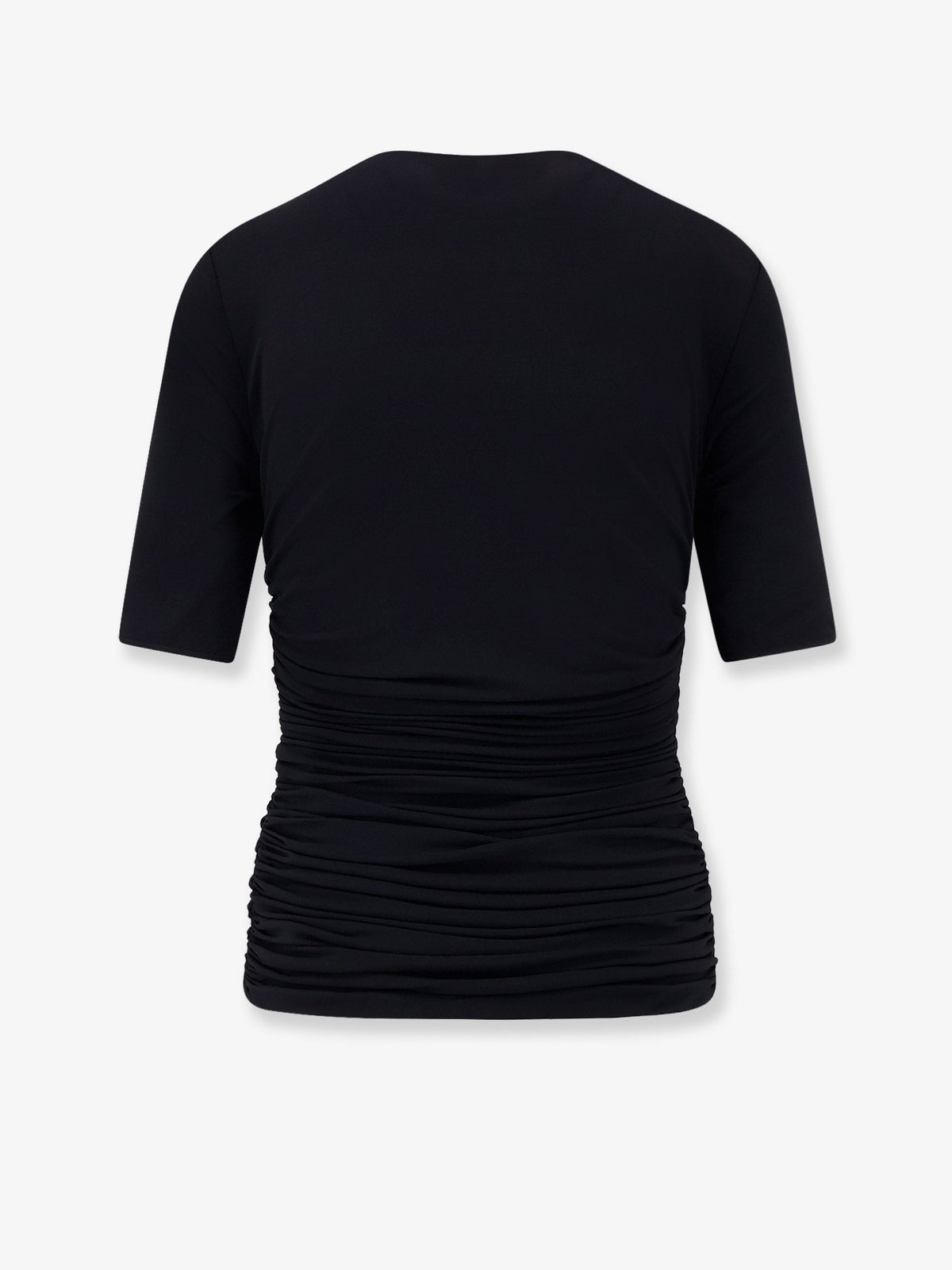 Alaïa Viscose T-shirt - Noir Alaia