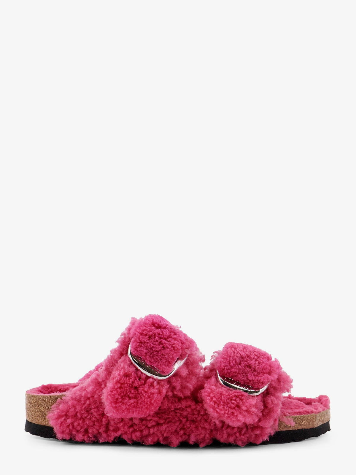 Birkenstock Arizona Big Buckle Teddy River teddy sandals - Teddy Fuchsia Tulip