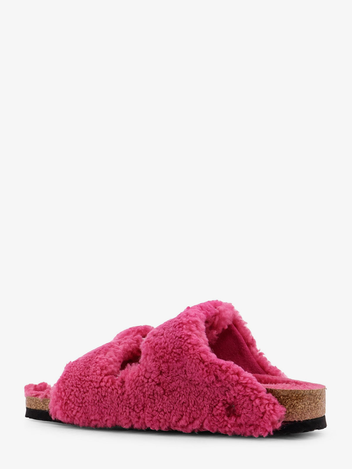 Birkenstock Arizona Big Buckle Teddy River teddy sandals - Teddy Fuchsia Tulip