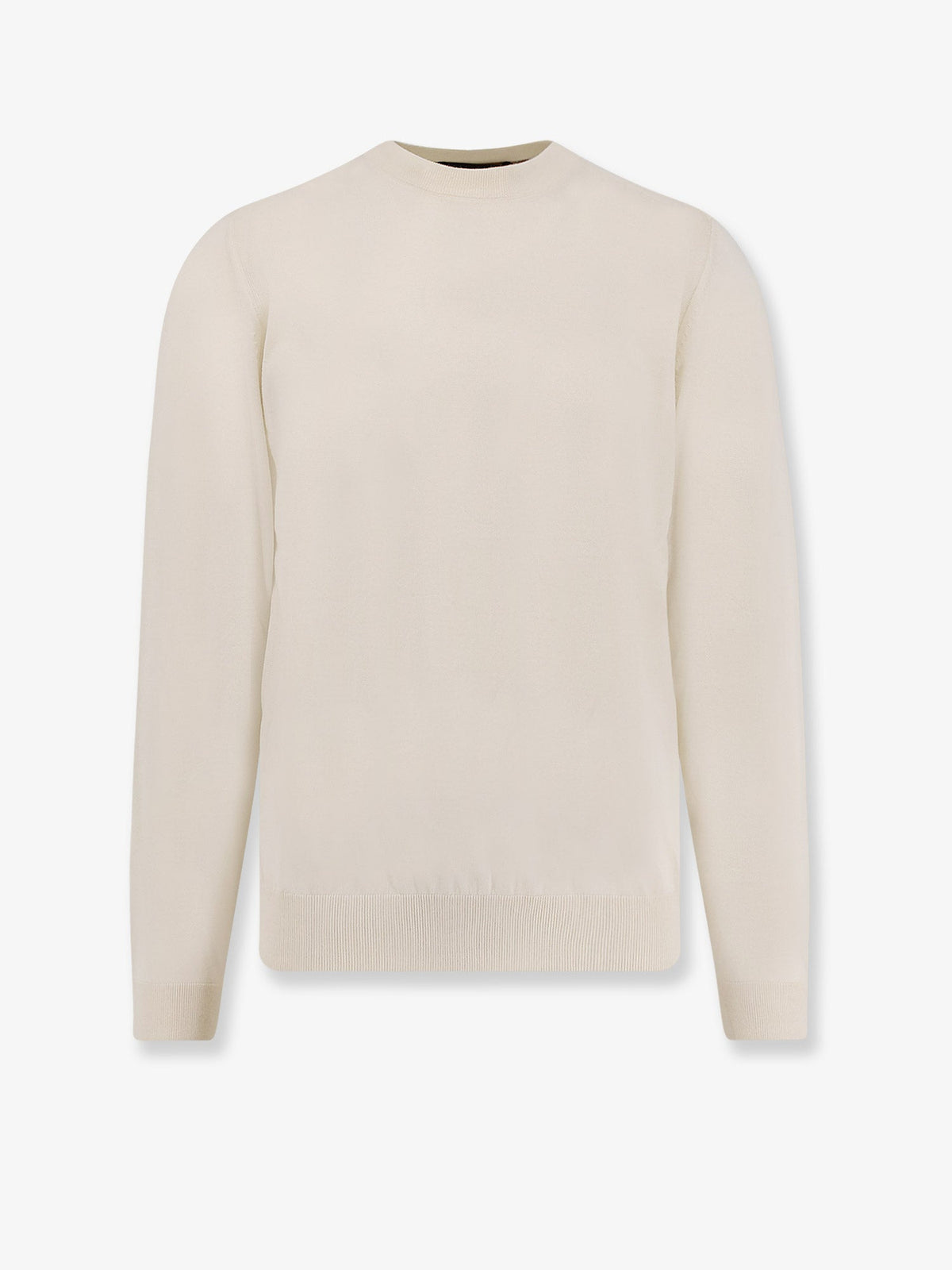 Boss Wool, silk and cashmere sweater - Open White