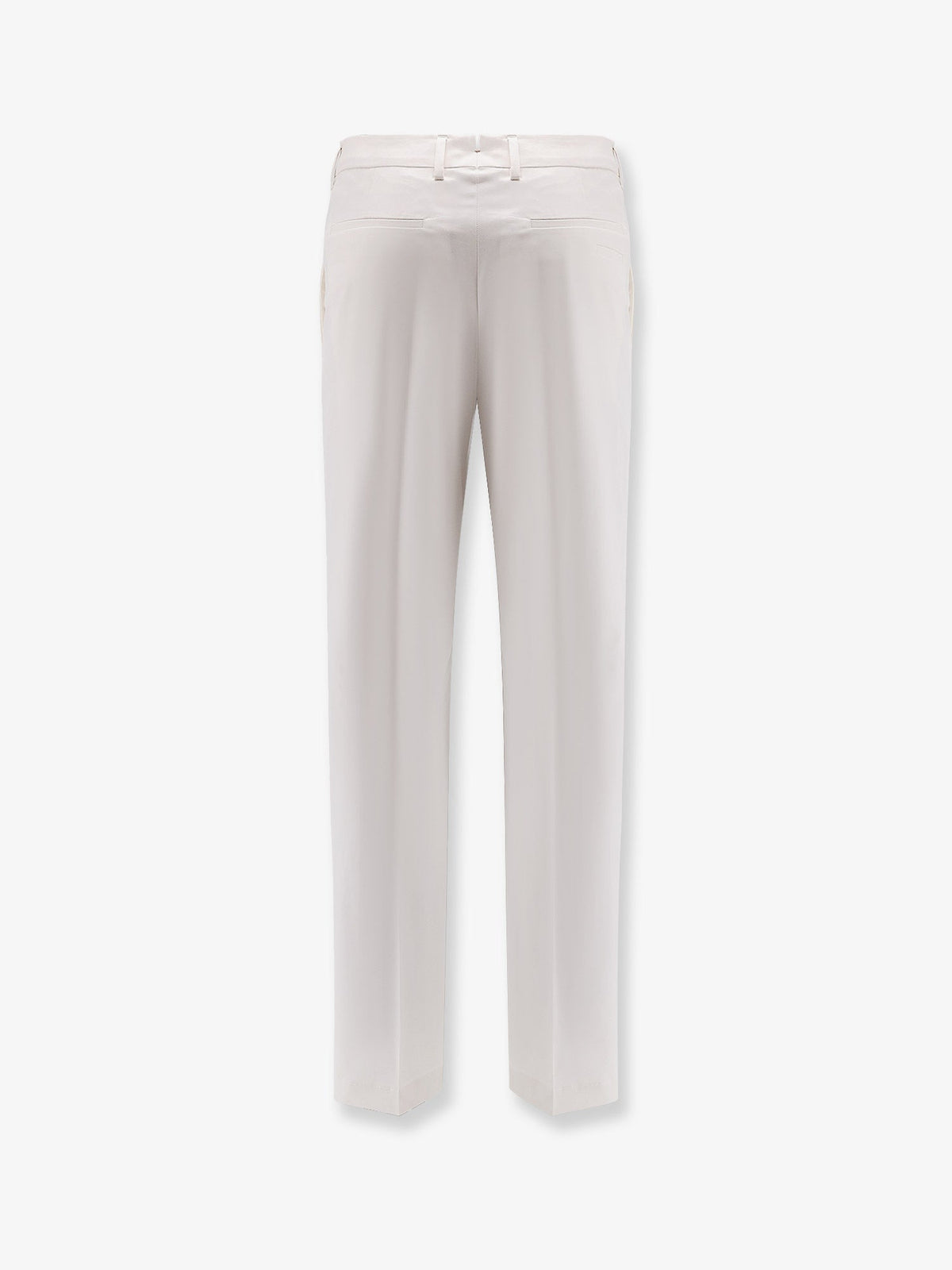 Boss Cotton and silk trousers - Open White