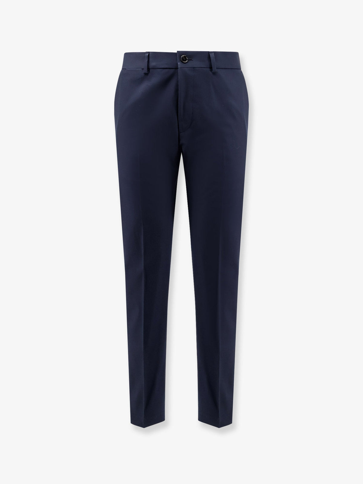 Boss Cotton and silk trousers - Dark Blue