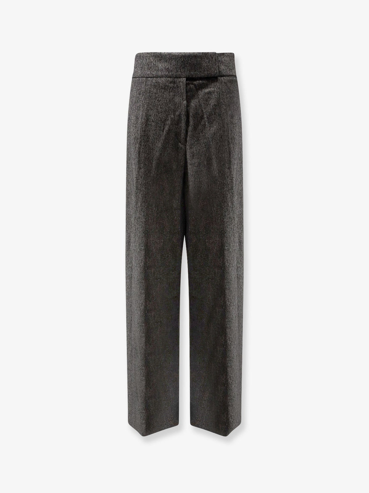 Boss Telda viscose and virgin wool trousers - Dark Grey