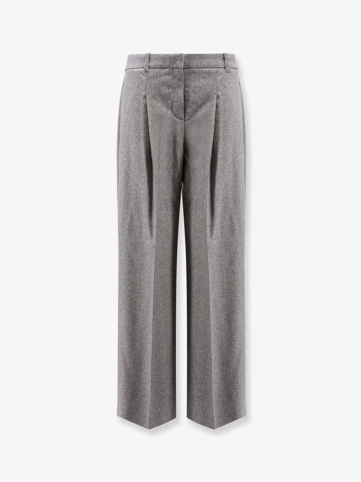 Boss Melange wool blend trousers - Light Pastel Grey