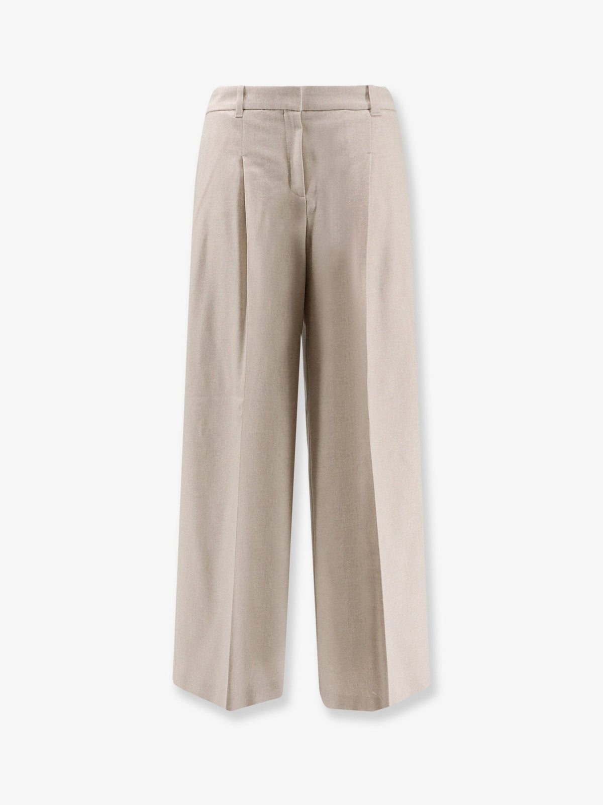 Boss Tiana recycled wool blend trousers - Open White