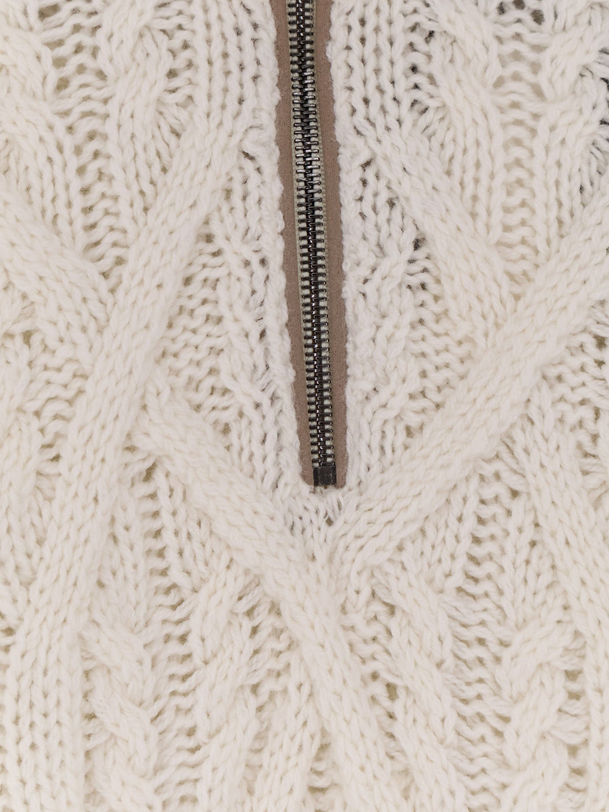 Boss Harpreno virgin wool and cashmere sweater - Open White