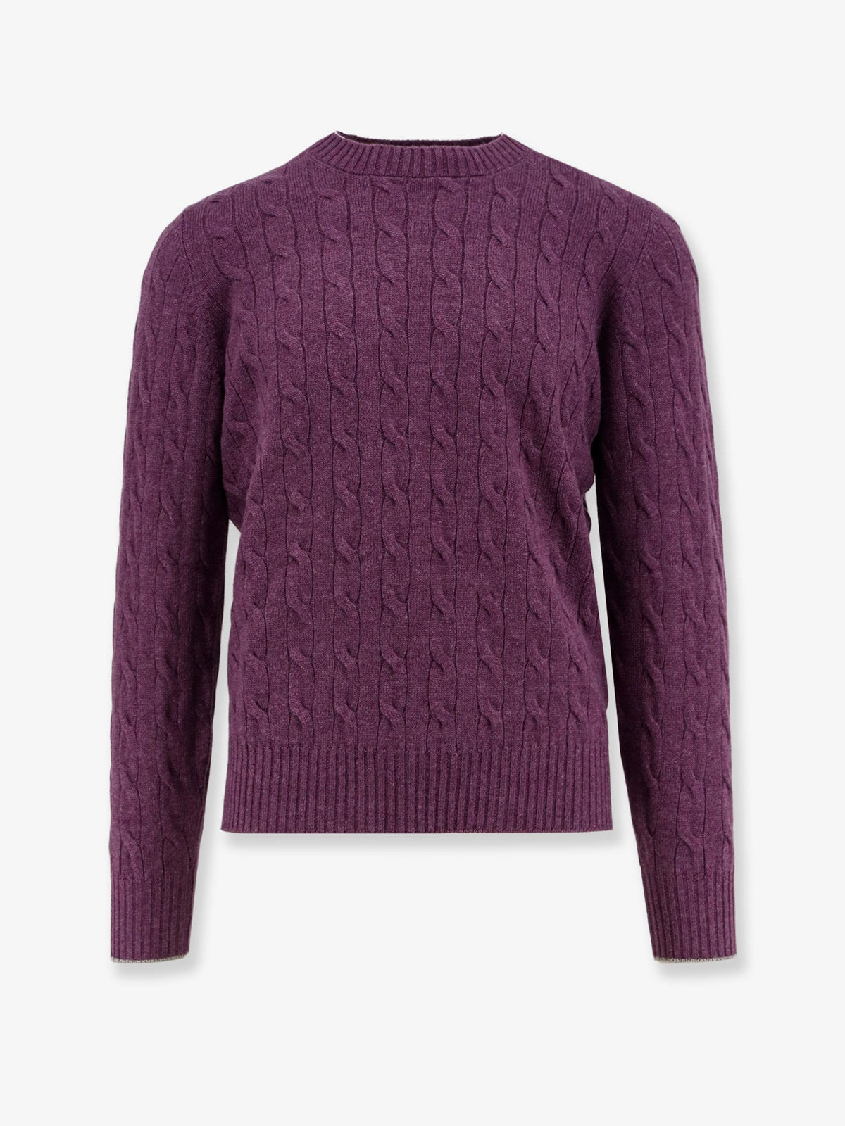 Brunello Cucinelli Cable knit cashmere sweater - Beige