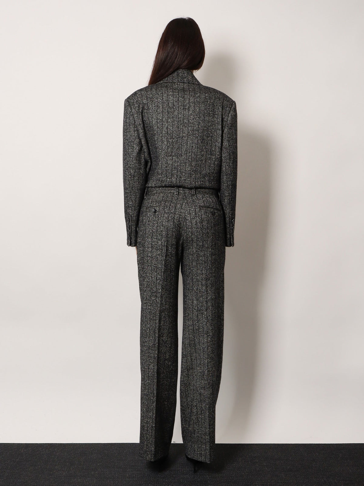 Dolce & Gabbana Striped wool blend trousers - Rigato