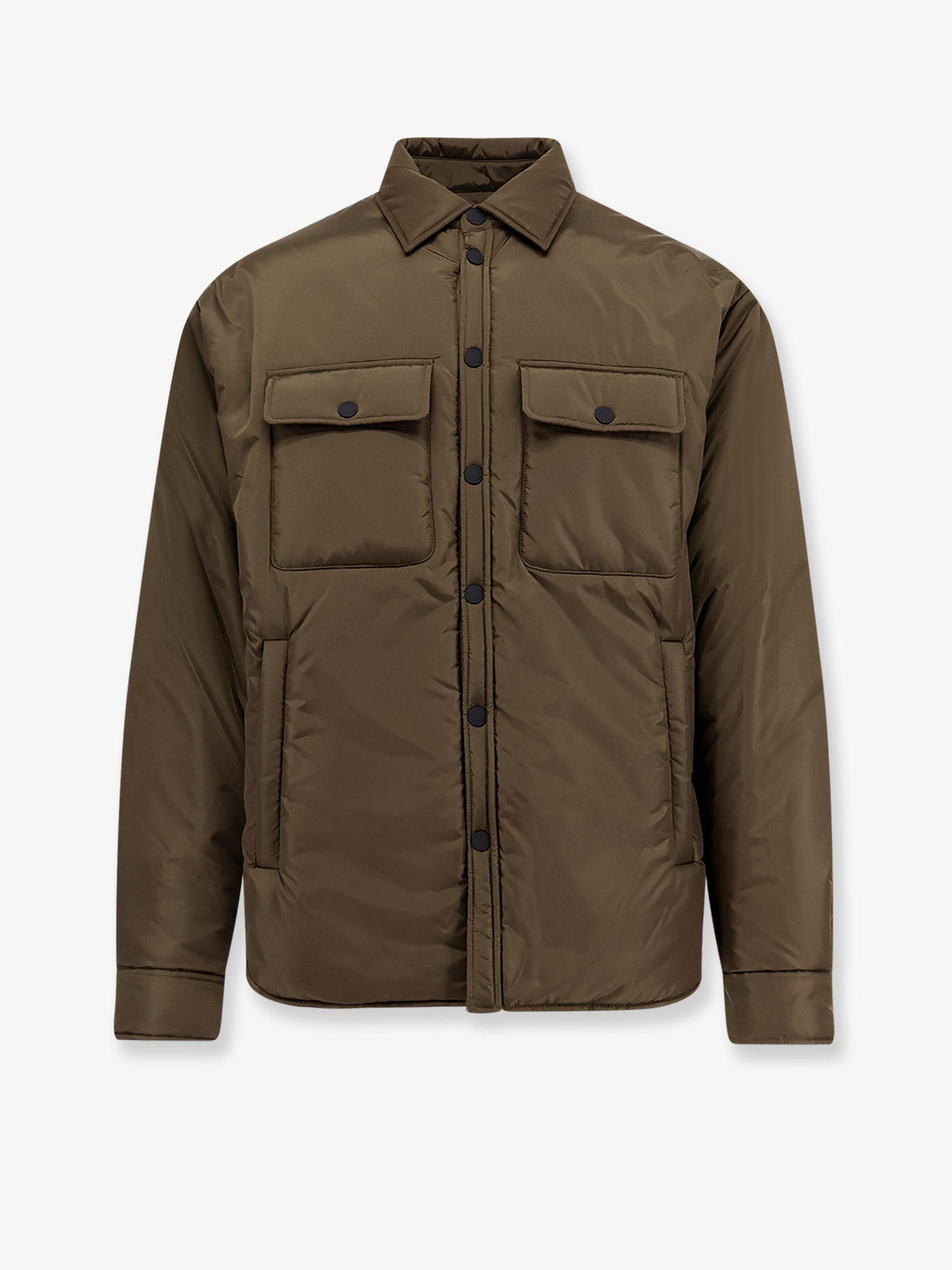 Dsquared2 Padded nylon shirt/jacket - Military Green