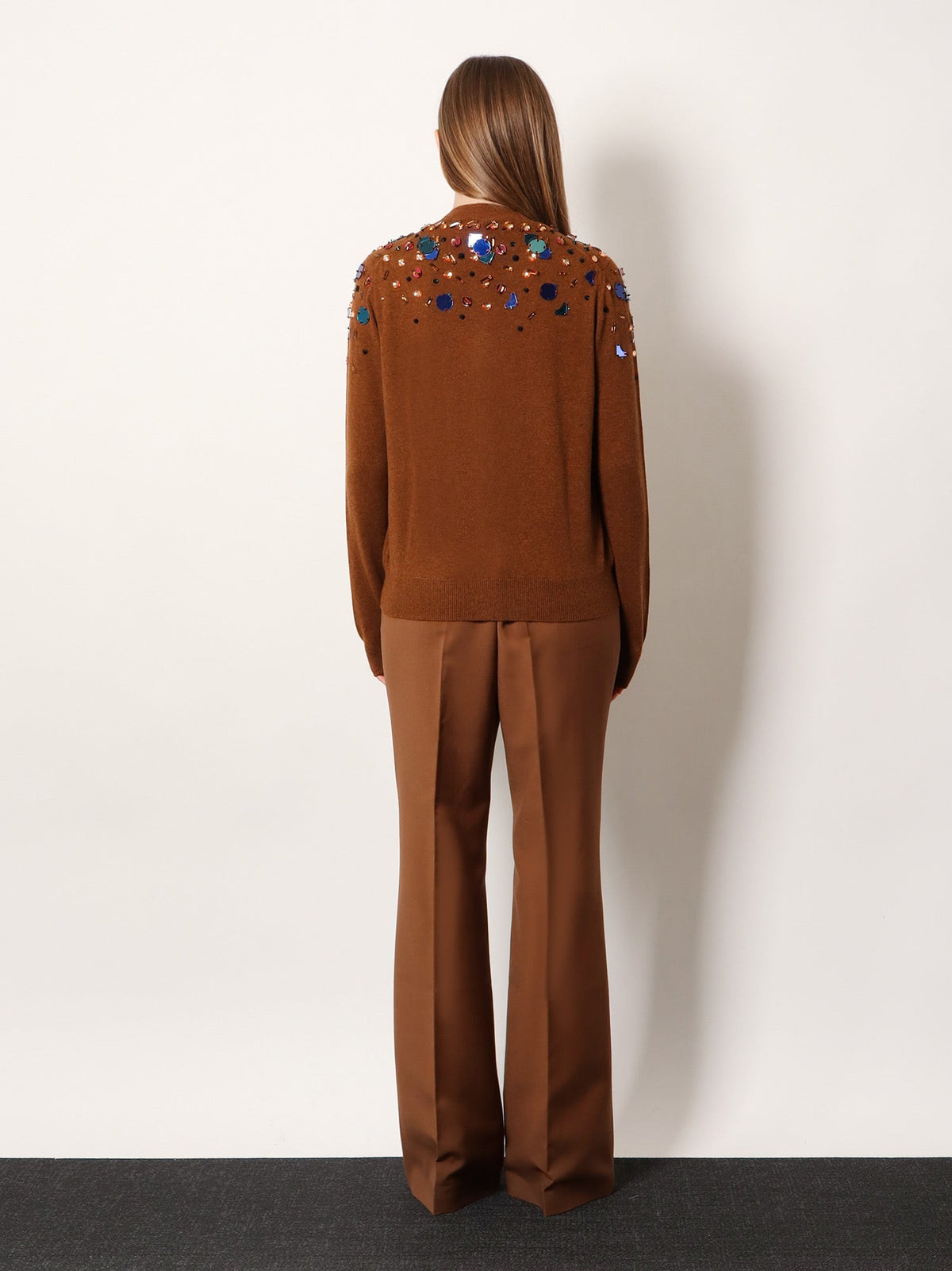 Fendi Wool and cashmere cardigan - Rust-25