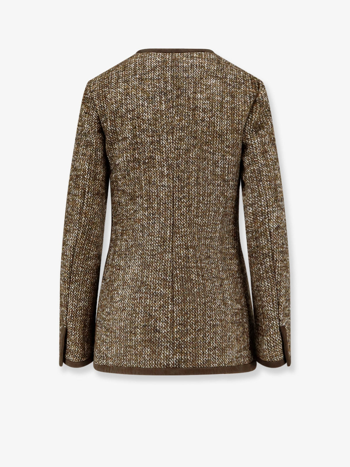 Golden Goose Deluxe Brand Boxy Fit wool blend blazer - Turkish Coffee