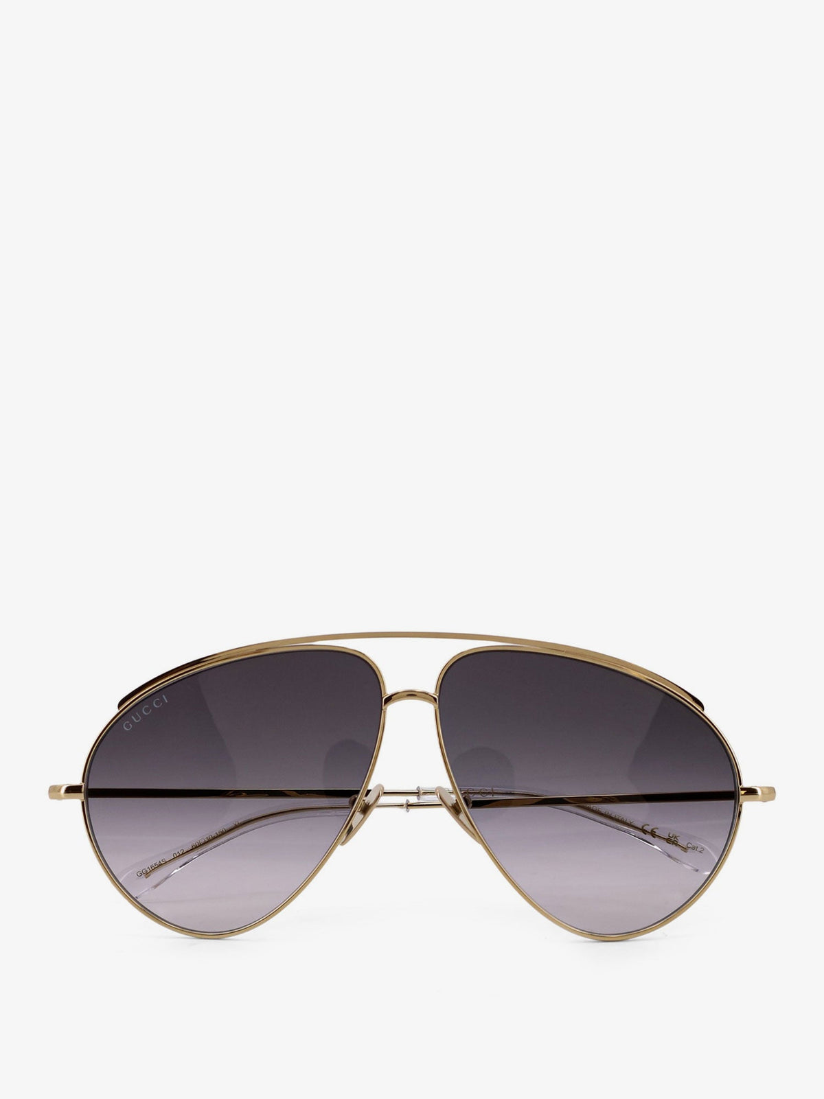 Gucci Metal sunglasses - Gold-Gold-Grey