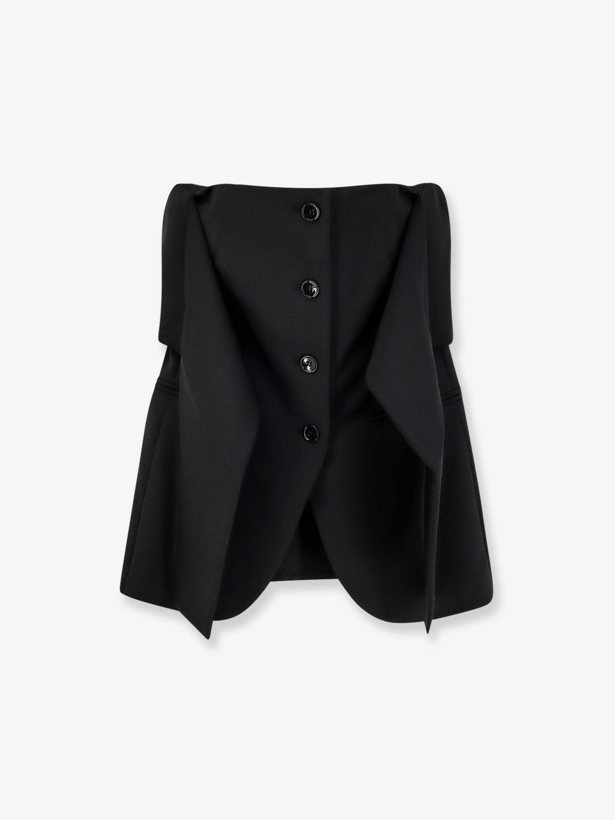 Max Mara Veruska virgin wool top - Nero