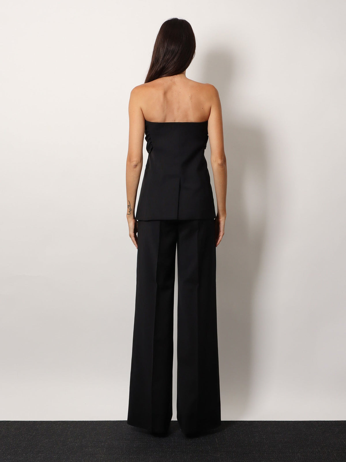 Max Mara Veruska virgin wool top - Nero