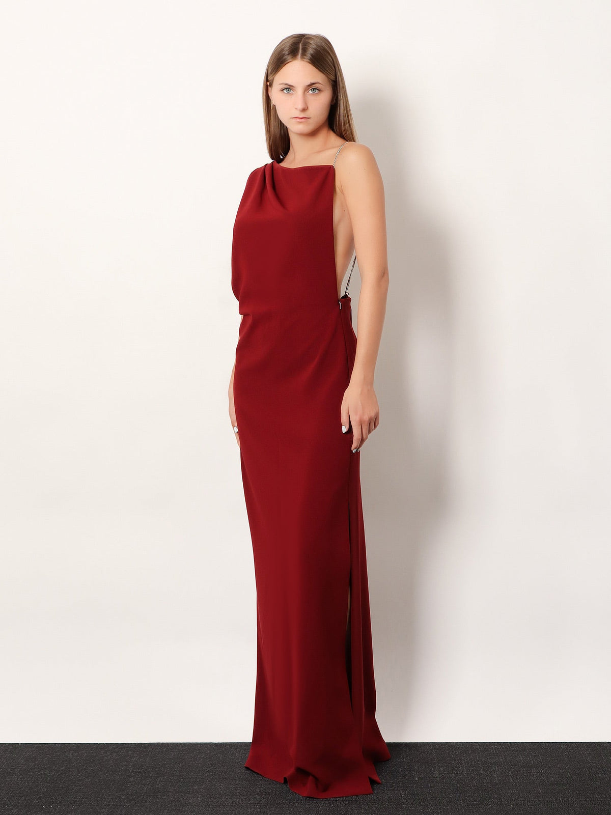Max Mara Pentola long dress - Lampone