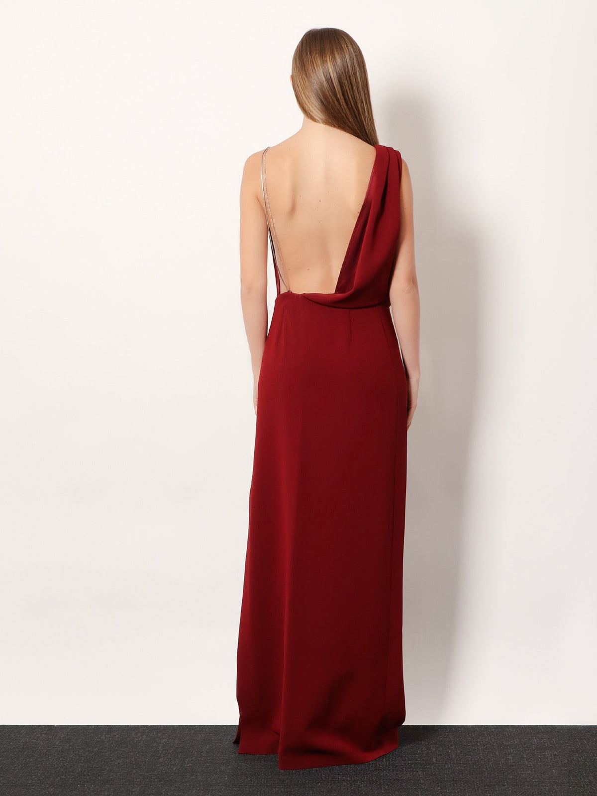 Max Mara Pentola long dress - Lampone