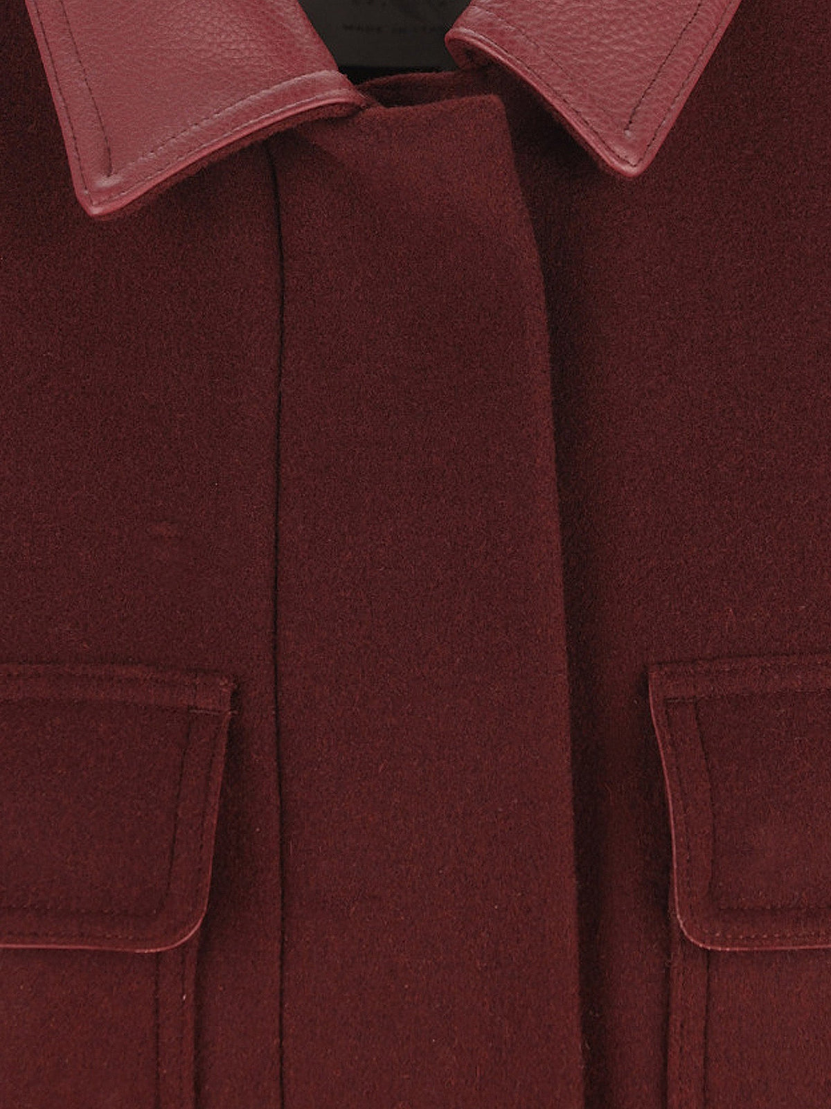 Max Mara Aeroso wool, alpaca and cashmere sleeveless coat - Ciliegia