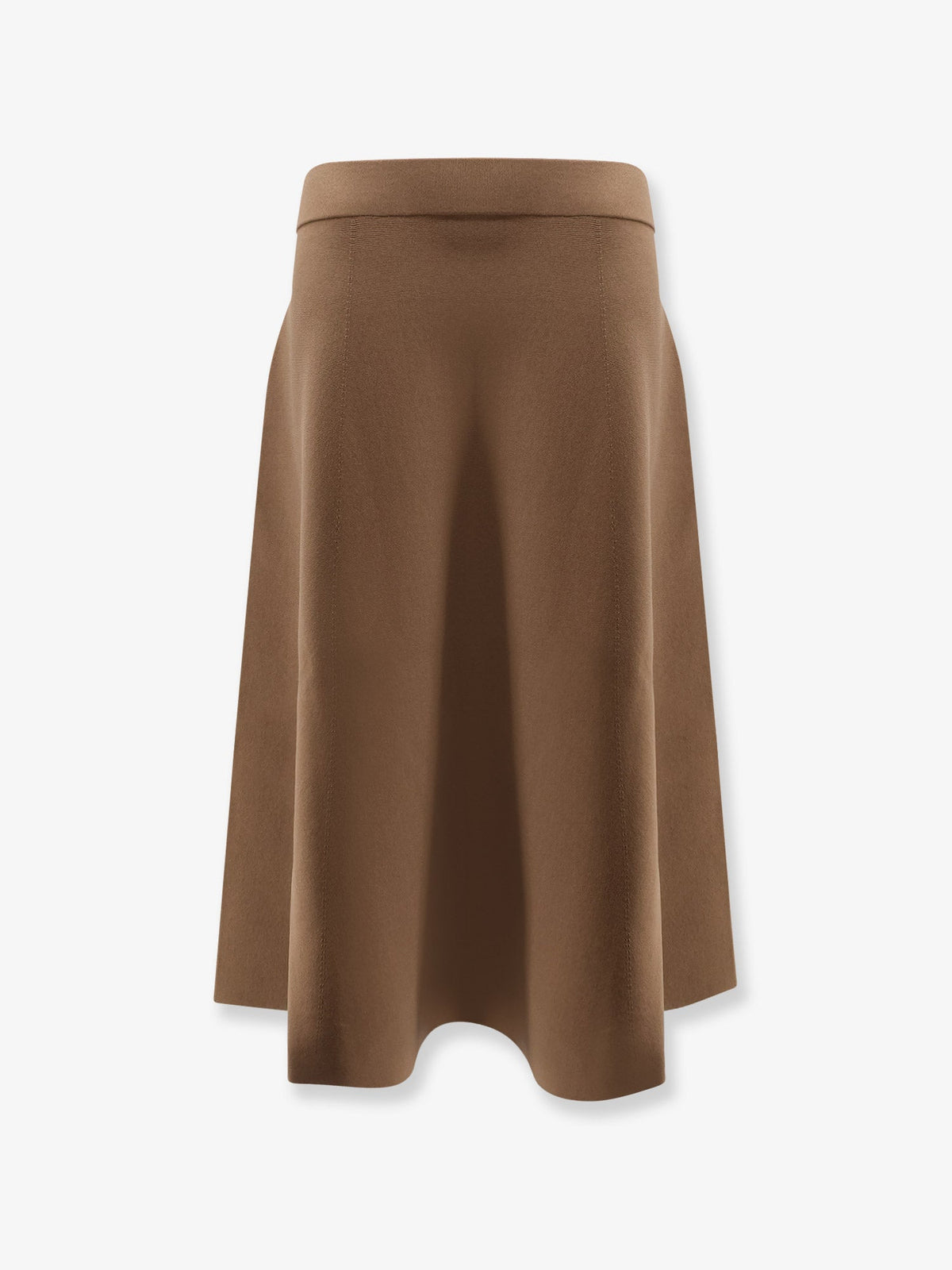 Max Mara Lazio viscose blend skirt - Nocciola