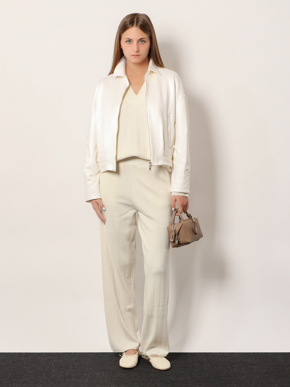 Max Mara Jardin cashmere trousers - Bianco