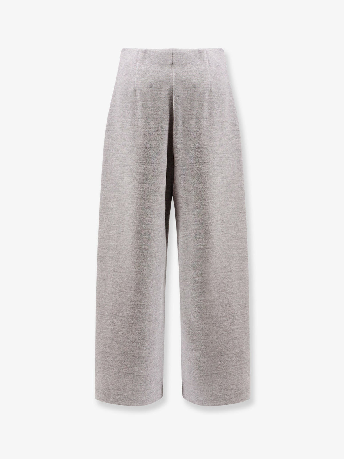 Max Mara Ebrien wool and cotton trousers - Grigio Chiaro