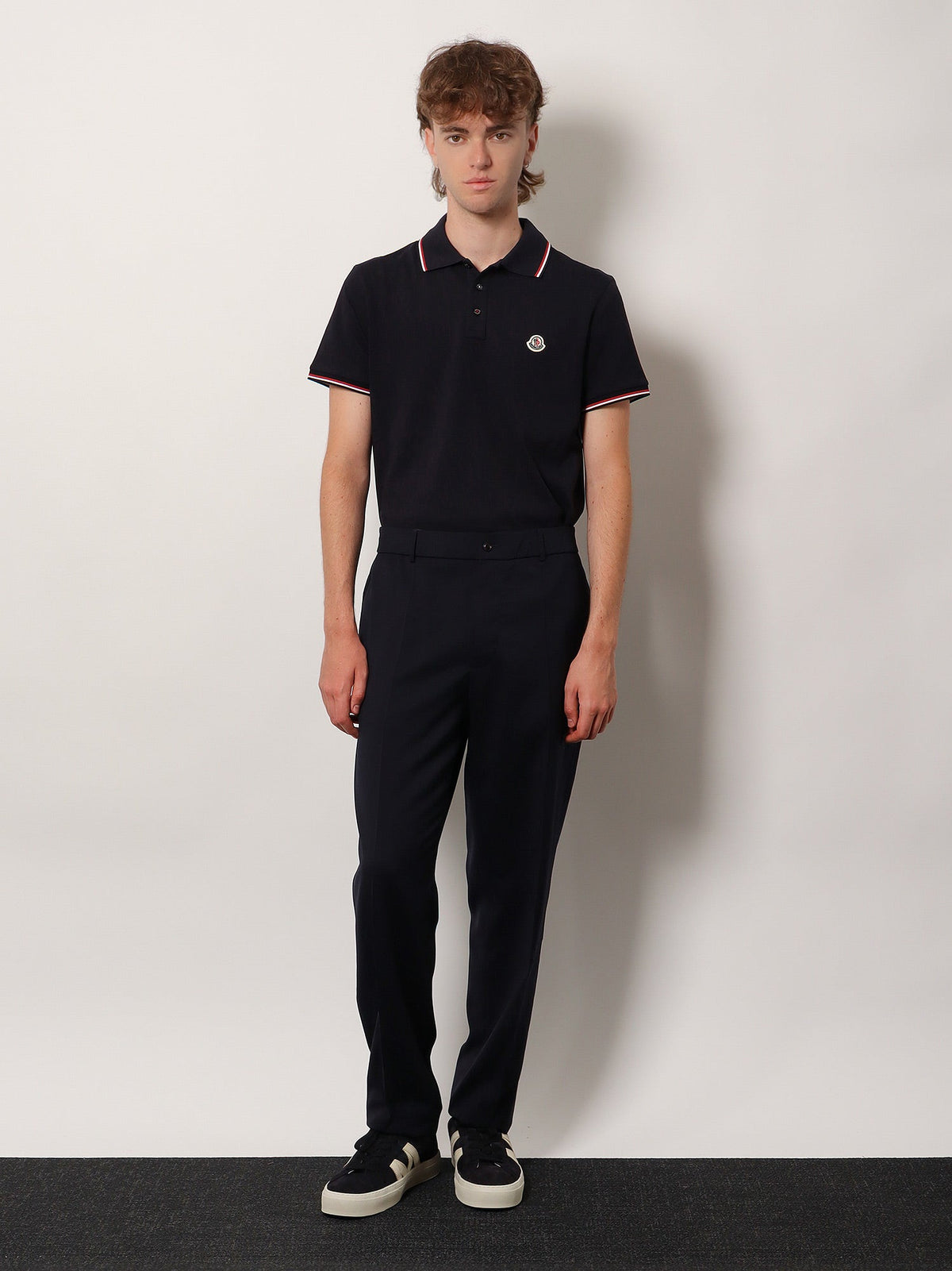 Moncler Wool blend trousers - Blu