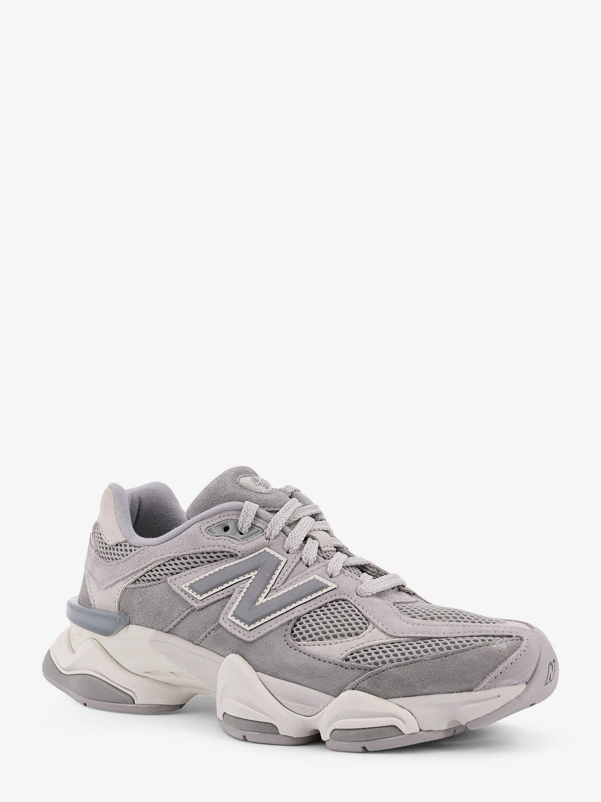 New Balance 9060 low-top mesh and suede sneakers - Slate Grey