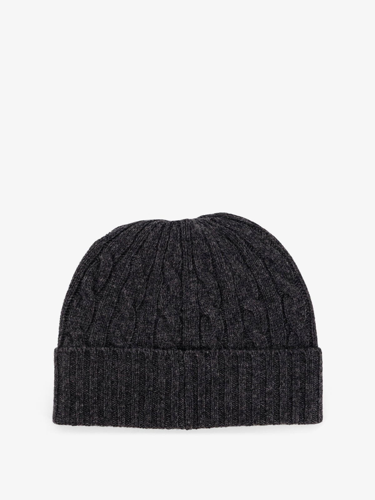 Polo Ralph Lauren Wool blend cable knit beanie hat - Barclay Grey Hthr