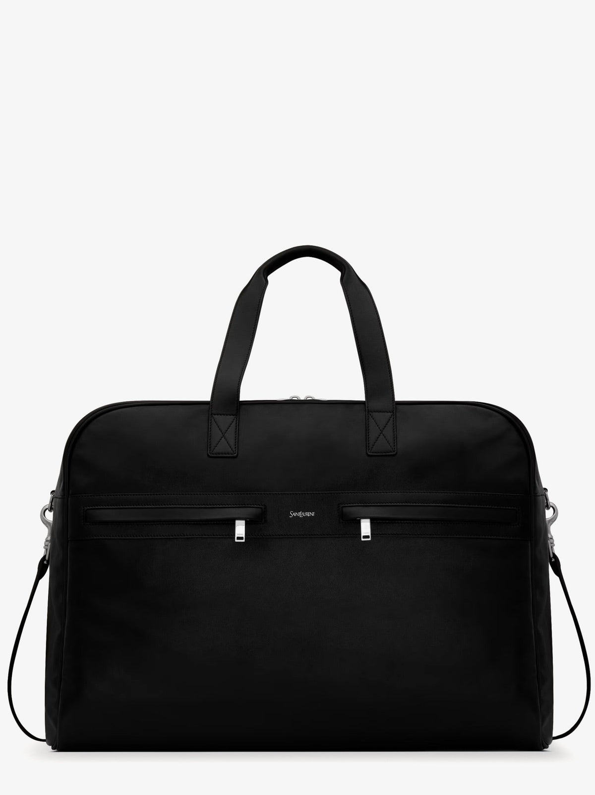 Saint Laurent Camp leather travel bag - Nero
